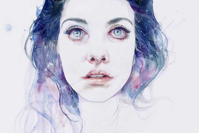 650x436 Emotionally Evocative Watercolor Paintings By Agnes Cecile Hi - Emotional Watercolor