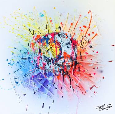 375x374 Emotional Explosion Painting By David Sandonato Saatchi Art - Emotional Watercolor