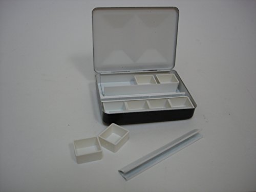 500x375 Whiskey Painters Watercolor Pocket Palette With 8 Pans And Two - Empty Watercolor Palette