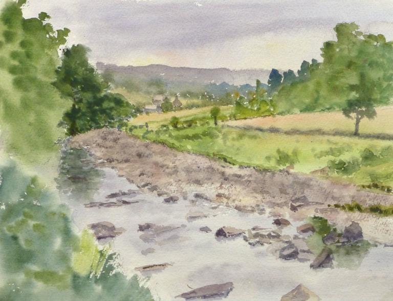 768x588 M. Powell - English Watercolor