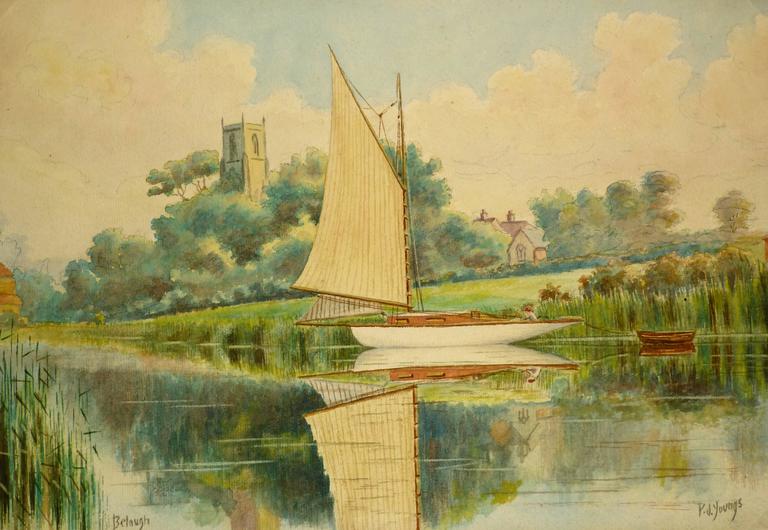 768x530 P.j. Youngs - English Watercolor