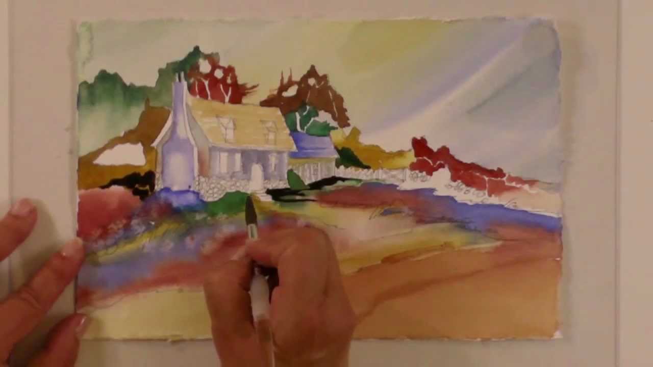 1280x720 Preview Watercolor For Beginners English Cottage In Watercolor - English Watercolor