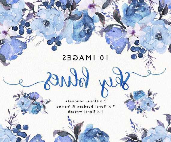 570x475 Wedding Invitations Watercolor Flowers Lovely Wedding Invitations - Etsy Watercolor Flowers