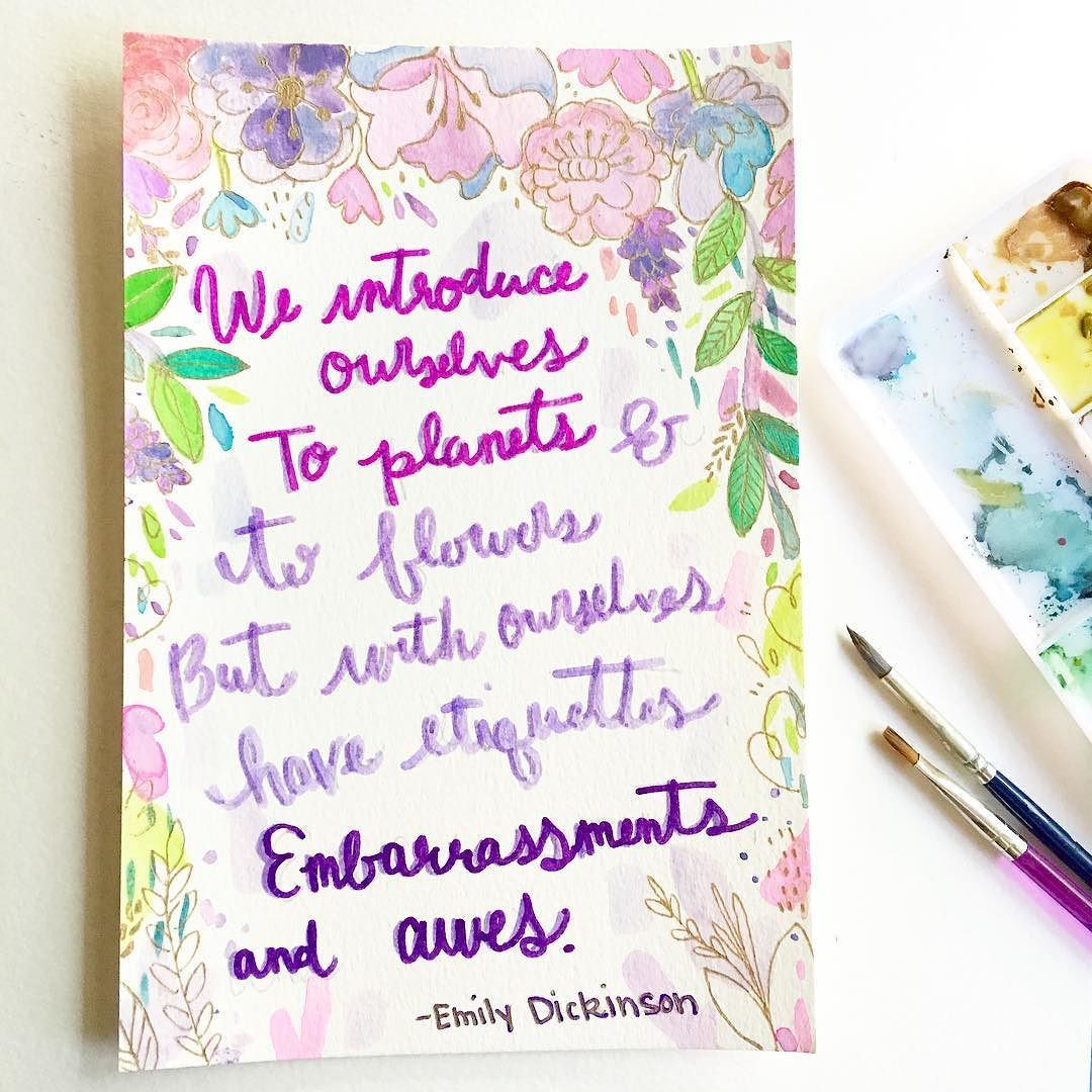 1080x1080 Quotestagram - Etsy Watercolor Flowers