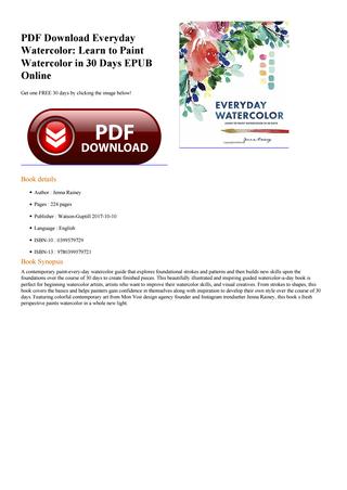 320x452 Everyday Watercolor Learn To By Sams - Everyday Watercolor