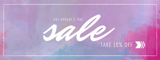 550x209 Watercolor Retail Sale Facebook Cover - Facebook Watercolor