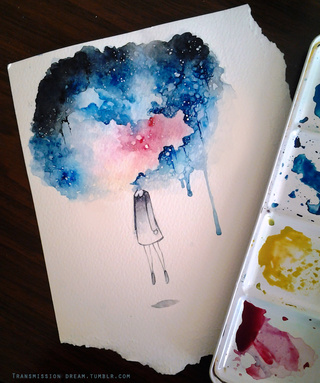 320x383 A Little Watercolor I Did A While Back ^w^ Fb Httpswww - Facebook Watercolor
