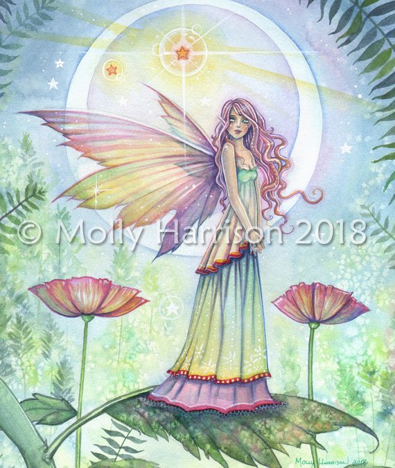 Fairy Watercolor at PaintingValley.com | Explore collection of Fairy ...