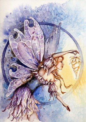 Fairy Watercolor at PaintingValley.com | Explore collection of Fairy ...