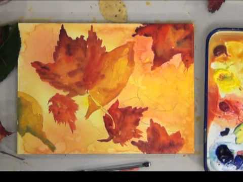 480x360 How To Paint Fall Leaves With Watercolor Fast And Loose - Fall Colors Watercolor