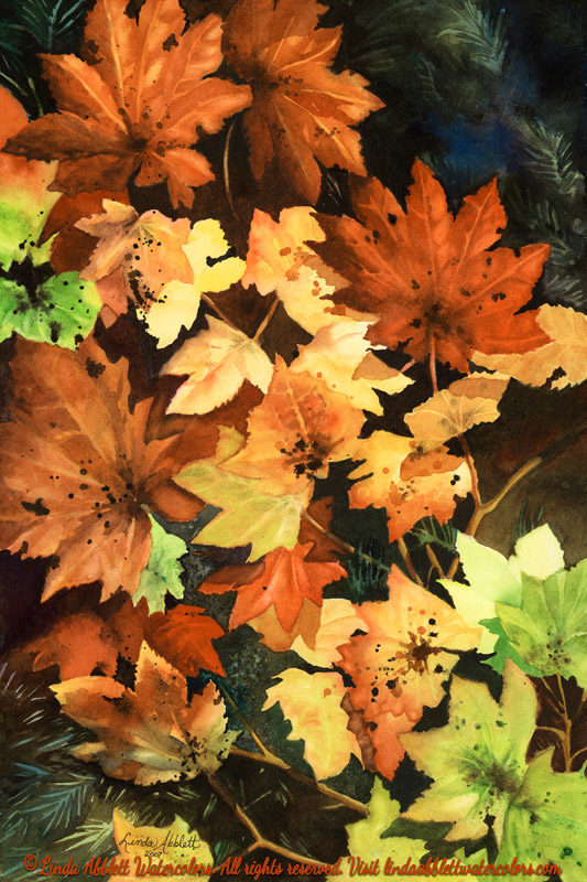 533x800 Splendor In Fall - Fall Watercolor