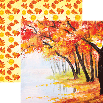 400x400 Watercolor Fall Autumn Enchantment - Fall Watercolor