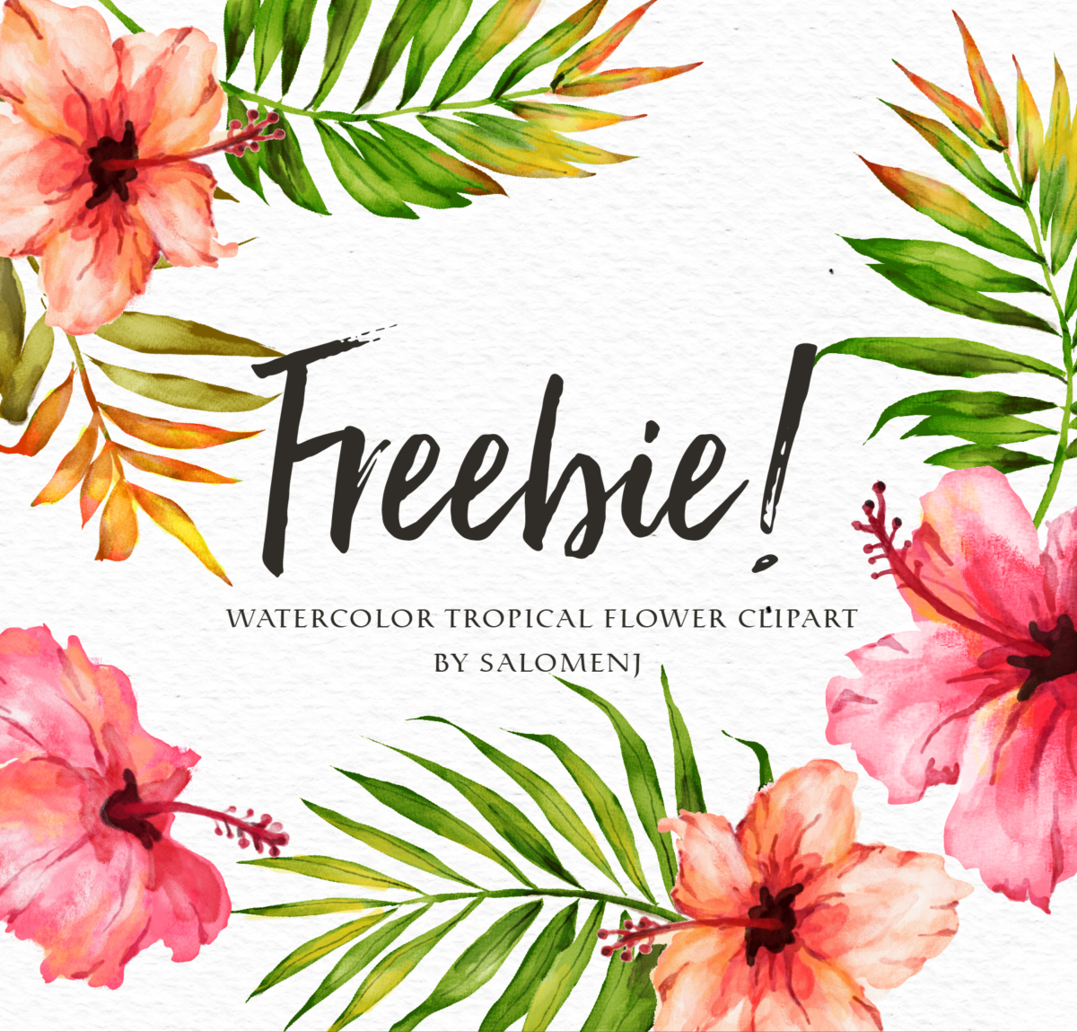 1200x1149 A Collection Of Free Watercolor Floral Elements - Fall Watercolor Flowers