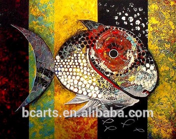 350x276 Colorful Fish Famous Modern Abstract Watercolor Paintings - Famous Abstract Watercolor Painting
