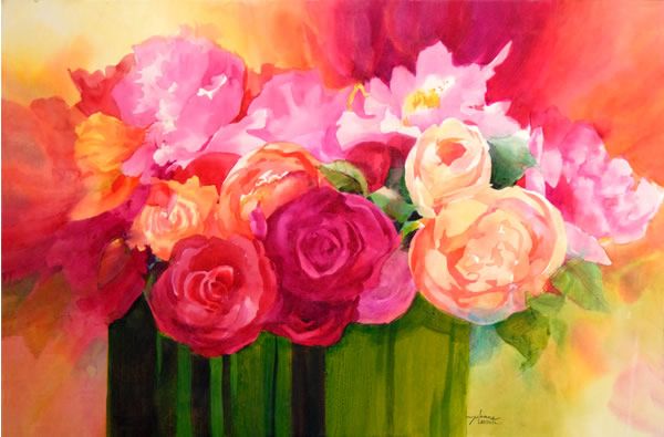 600x395 282nd Inspire Me Tuesday All About Flowers~ - Famous Watercolor Flower Paintings