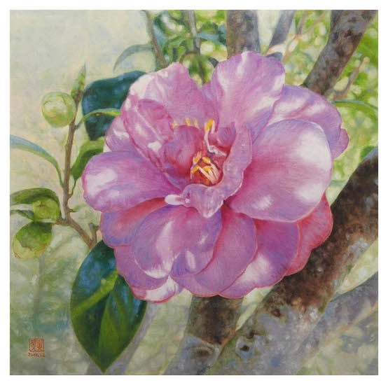554x550 A Taiwanese Artist And Her Famous Flower Paintings - Famous Watercolor Flower Paintings