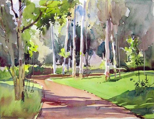 648x500 Milind Mulick Watercolor Paintings - Famous Watercolor Paintings Landscapes