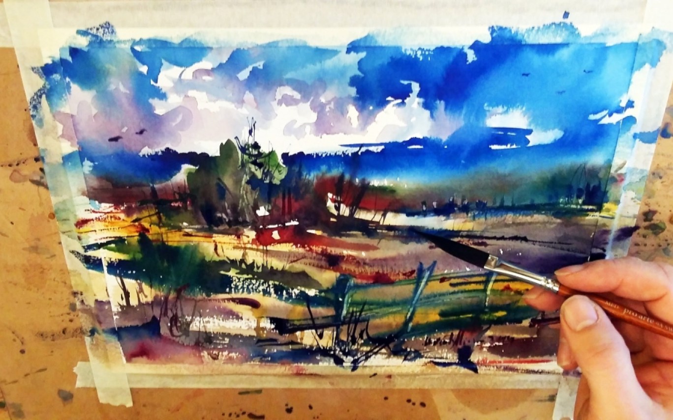 1368x855 Watercolor Landscape Artists Famous Watercolor Painting Landscape - Famous Watercolor Paintings Landscapes