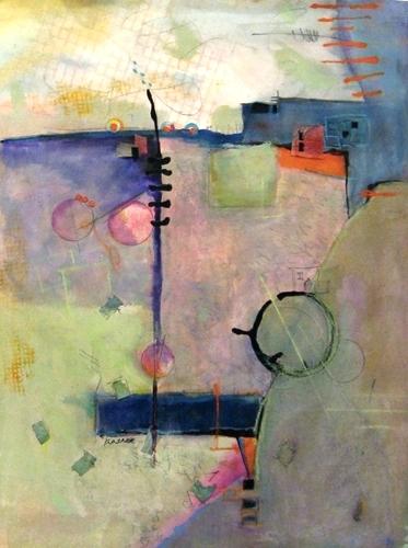 373x500 Watercolors Abstract On The Edge Watercolor And Mixed Media By - Famous Watercolors