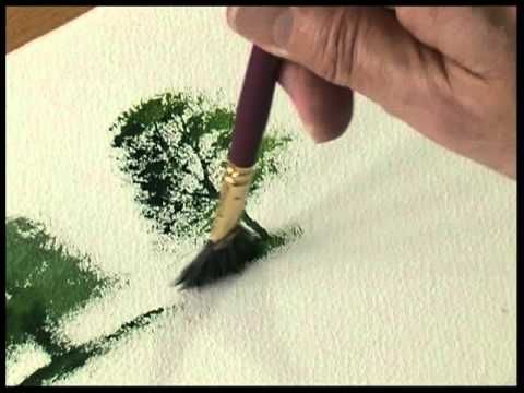 480x360 The Fan Brush Or Stippler. The Terry Harrison Painting - Fan Brush Watercolor