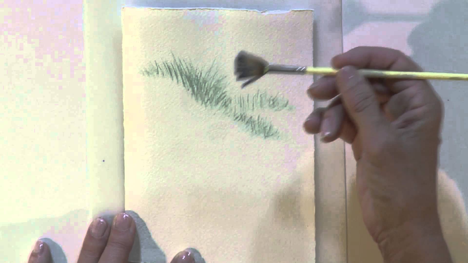 1920x1080 Watercolor For Beginners Using A Fan Brush With Jan Fabian - Fan Brush Watercolor