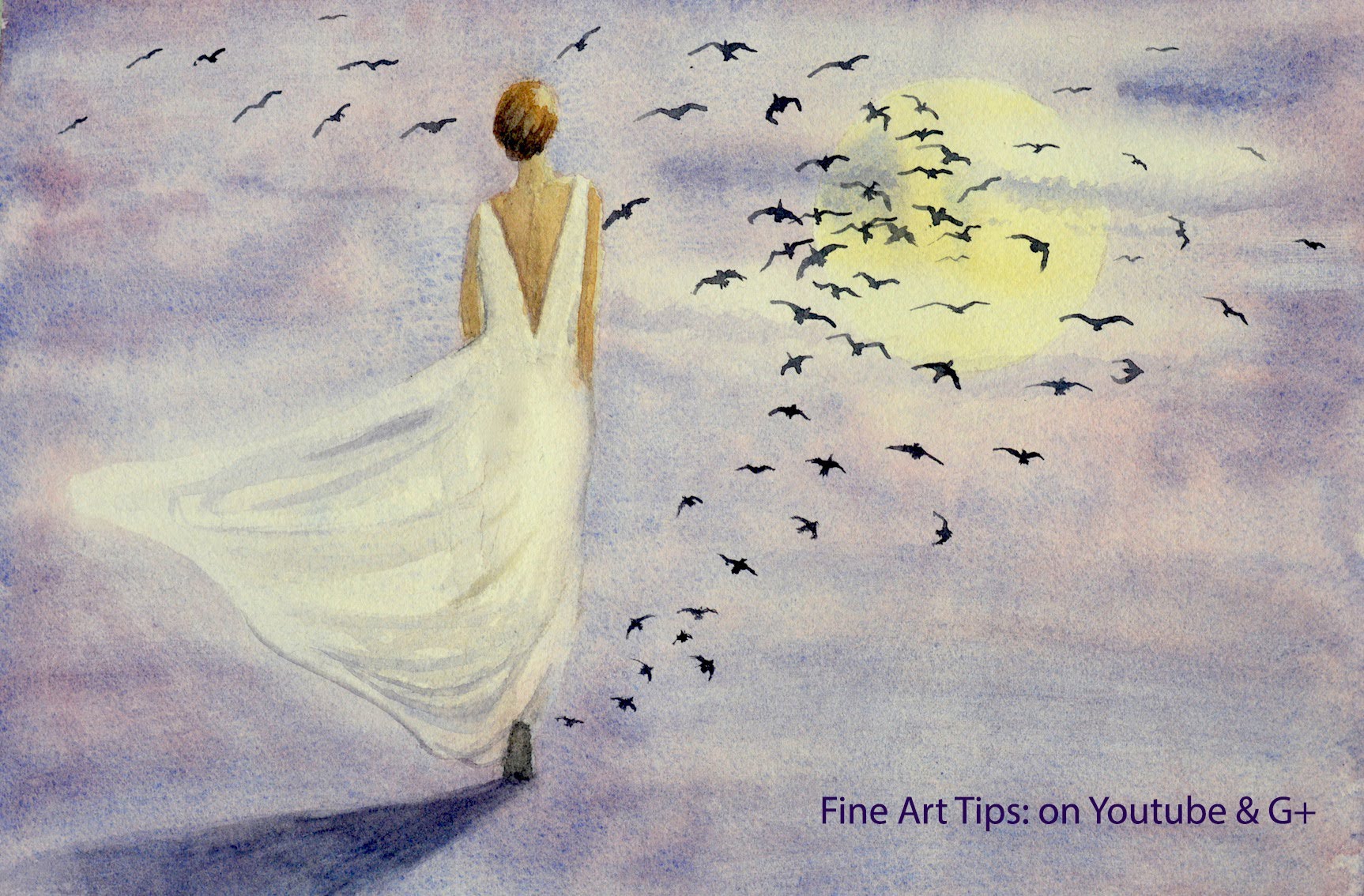 1726x1134 How To Paint From The Imagination - Fantasy Art Watercolor