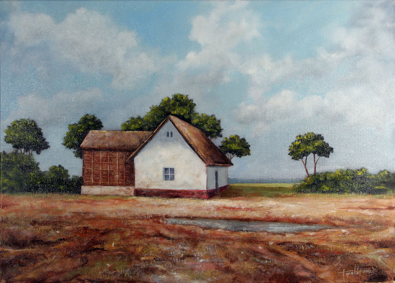 1666x1194 Marsh Farm Fine Arts Gallery - Farm Watercolor Paintings
