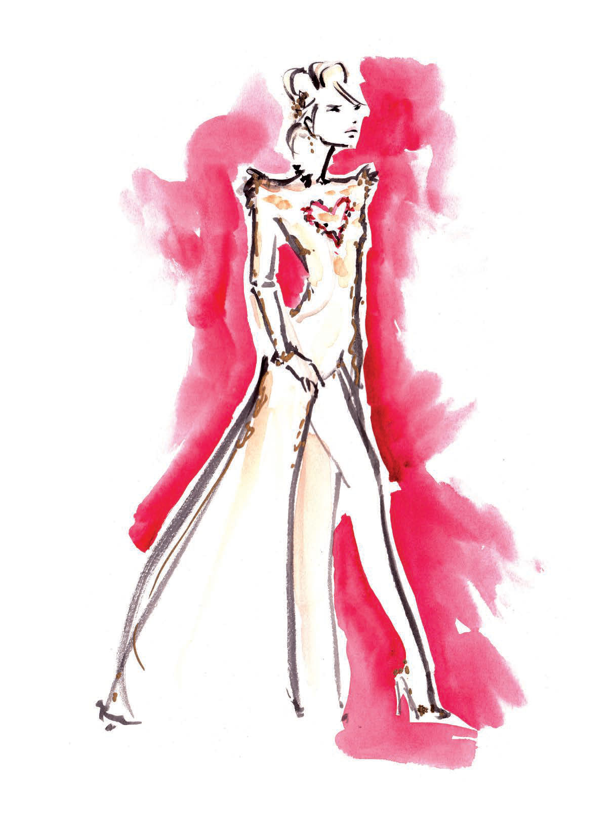 1209x1649 Drawing The Female Figure - Fashion Watercolor Sketch