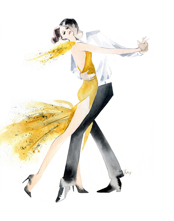 600x762 So You Want To Be A Fashion Illustrator - Fashion Watercolor Sketch