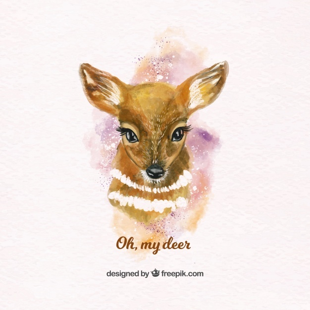 626x626 Fawn Vectors, Photos And Psd Files Free Download - Fawn Watercolor