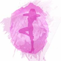 200x200 Watercolor Silhouette Free Vector Art - Female Watercolor