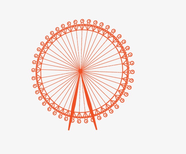 650x537 Ferris Wheel Creative Watercolor, Ferris Wheel, Watercolor - Ferris Wheel Watercolor