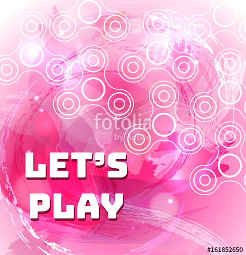 481x500 Fidget Spinner Watercolor Pink Background With Outline Icons Of - Fidget Spinner Watercolor