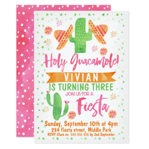 307x307 Watercolor Fiesta Invitations Zazzle - Fiesta Watercolor