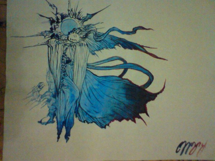 720x540 Final Fantasy Xv Logo By Nachtbeirmann - Final Fantasy Watercolor
