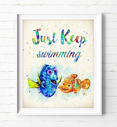 Finding Nemo Watercolor at PaintingValley.com | Explore collection of ...