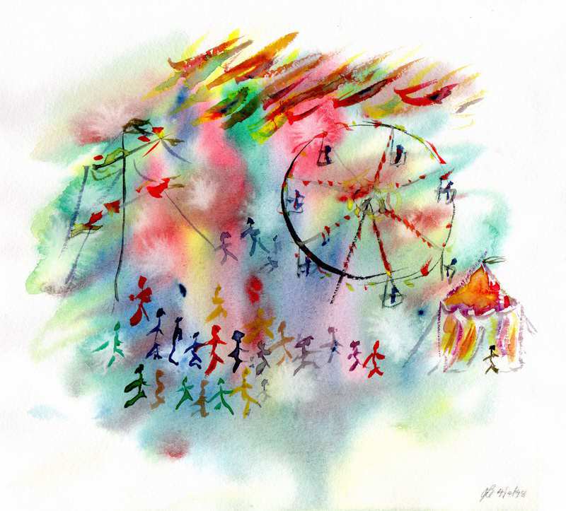 800x723 Stress Management Techniques For Watercolor Painting - First Watercolor