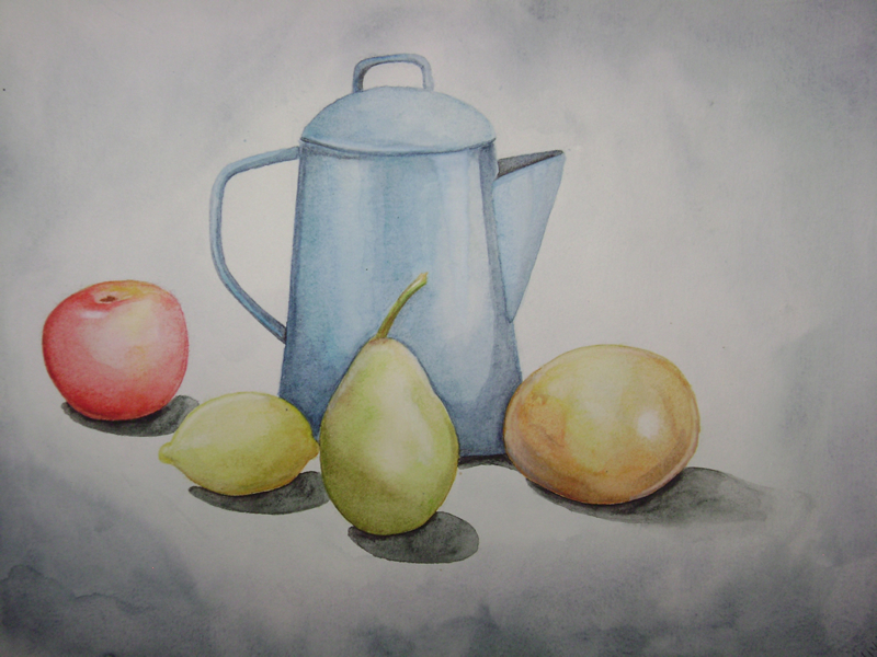 800x600 Then....and Now! - First Watercolor