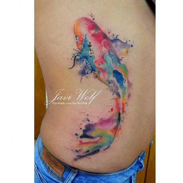 640x640 Colorful Watercolor Fish Tattoo Best Tattoo Ideas Gallery - Fish Watercolor Tattoo