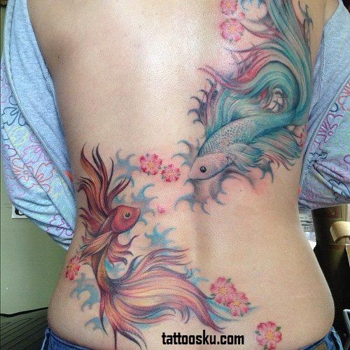 500x500 Fish Watercolor Tattoos This Is An Awesome Tattoo Tattoos I Love - Fish Watercolor Tattoo