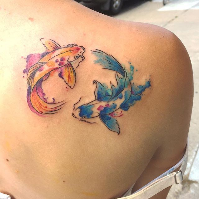 640x640 If You Are Ready To Getting The Tattoo On Your Body. So, I Will - Fish Watercolor Tattoo