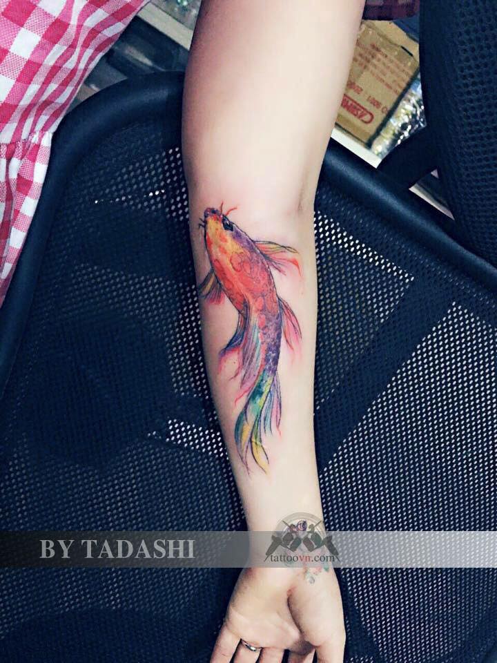 720x960 Watercolor Tattoos - Fish Watercolor Tattoo