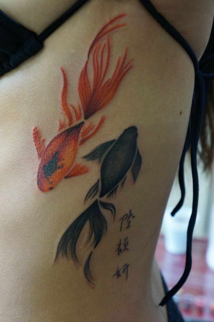 736x1107 Fish Watercolor Tattoo Japanese - Fish Watercolor Tattoo