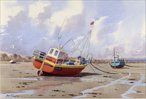 505x342 Tony Taylor - Fishing Boat Watercolor