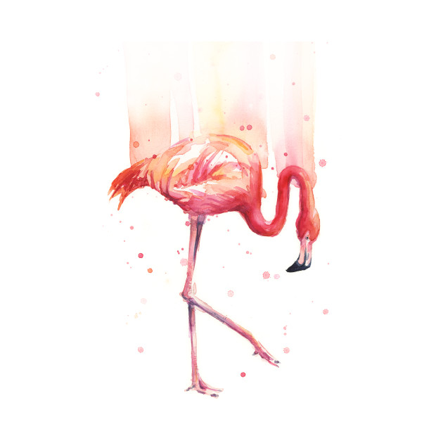630x630 Flamingo Watercolor - Flamingo Watercolor