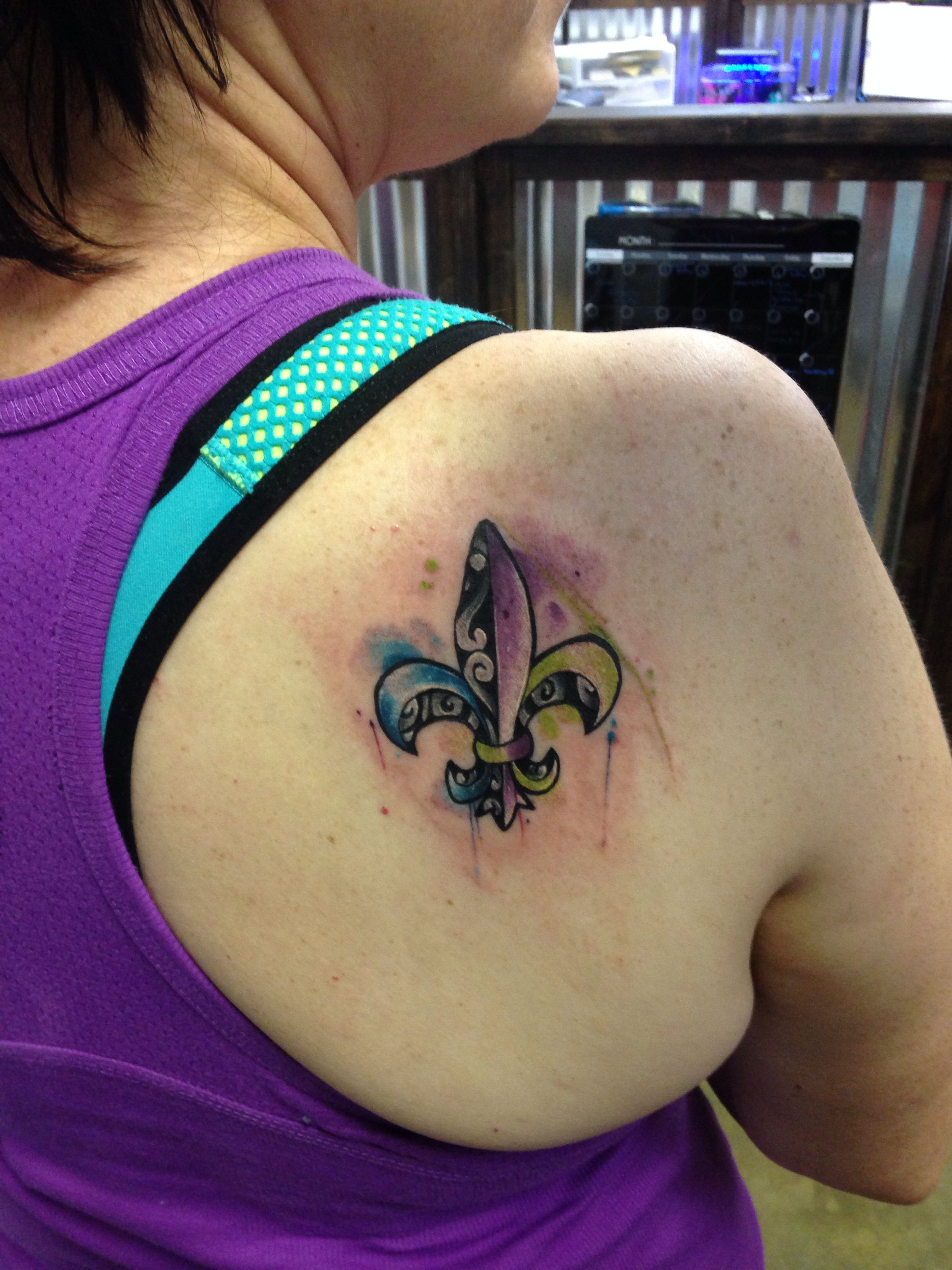 2448x3264 Watercolor Fleur De Lis Tattoo. Love! Tattoos - Fleur De Lis Watercolor