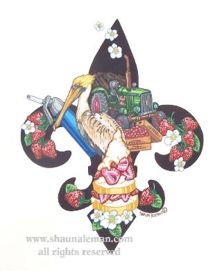323x390 Page1 - Fleur De Lis Watercolor