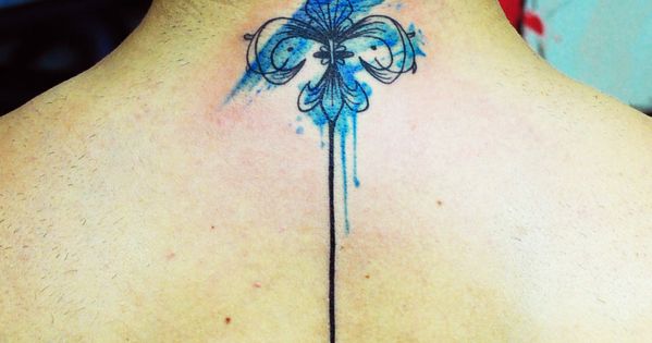 599x315 Thestarlighthotel Fleur De Lis Watercolor Tattoo Koray - Fleur De Lis Watercolor