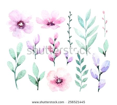 450x404 Water Color Flower Watercolor Flowers Watercolor Flower Border For - Floral Watercolor Border
