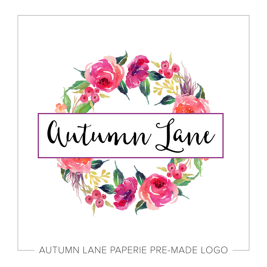 900x900 Watercolor Floral Wreath Logo - Floral Wreath Watercolor